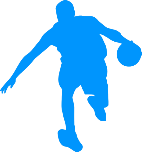 Basketball player in action 2