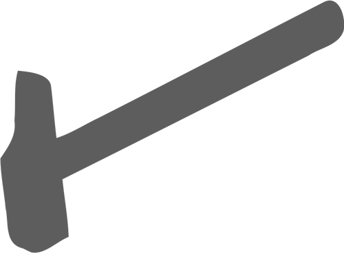 Gray hammer silhouette