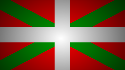 Baskijski flaga wektor