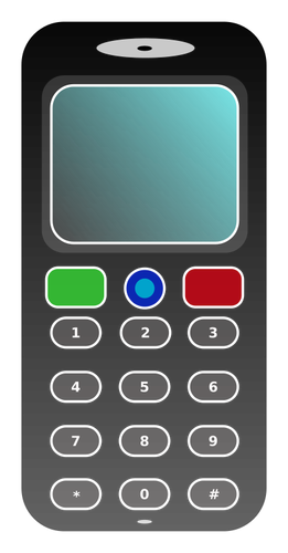 Простой мобильный телефон векторной графики