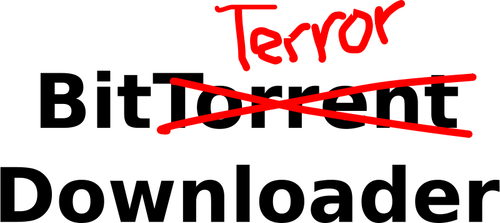 Pouco terror downloader vetor clip art