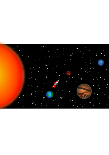 ClipArt vettoriali di sistema solare