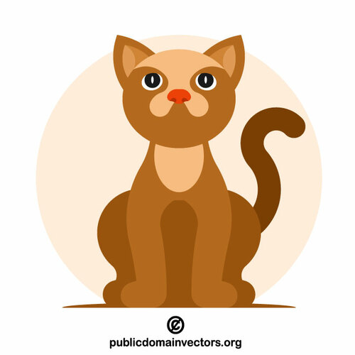 Sitting cat | Public domain vectors