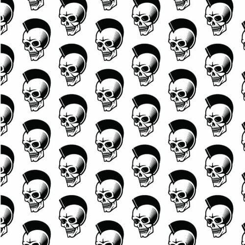 Skull seamless pattern background