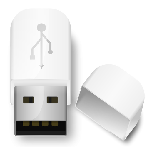 Illustration vectorielle de clé USB