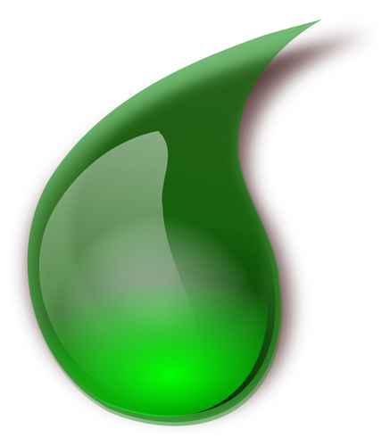 Grön droppe