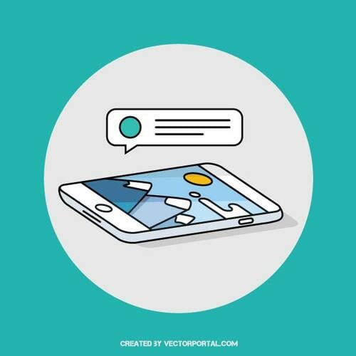 Ilustração de smartphone