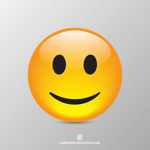 Clasic smiley vector icon