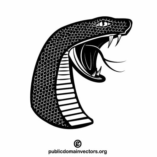 Image clipart vectorielle serpent