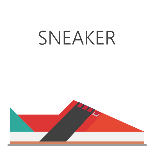 Sport shoe vector clip art