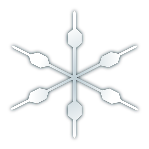 Image de vecteur icône flocon de neige