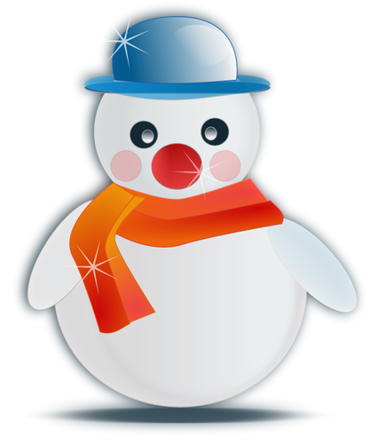 Snowman vector art