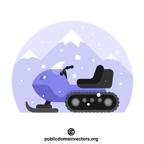 Vehículo moto de nieve