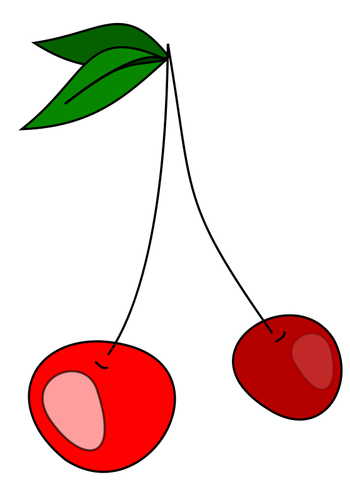 Kirschen-Vektor-ClipArt