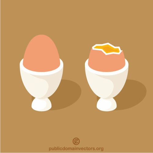 ゆで卵の柔らかい卵