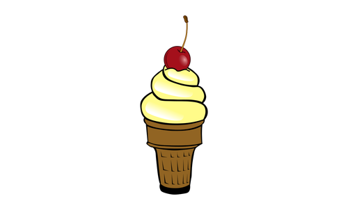 Cherry ice cream image