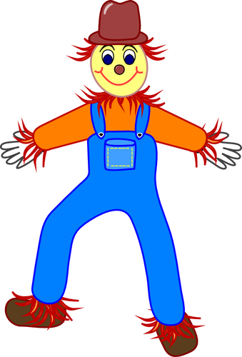 Devilish clown vector image