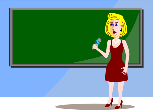 Female presenter