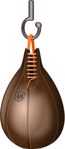 Ilustracja wektorowa speedbag boks