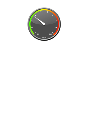 Speedometeret vektor fargebilde