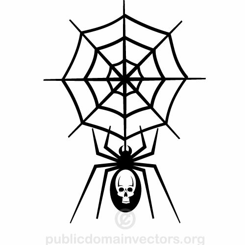 Păianjen net vector miniaturi