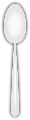 Disposable spoon vector image