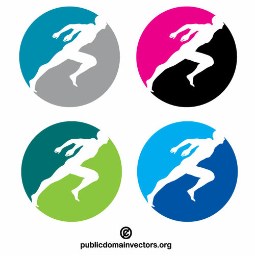 Sprinter Logotyp Konzept