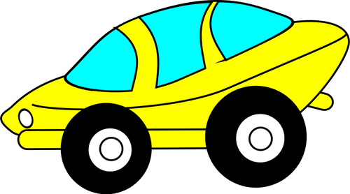Cartoon-sportliches Auto-Vektor-Bild