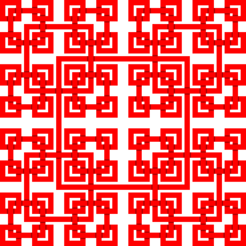 Multi сетки с квадратными ячейками векторной графики