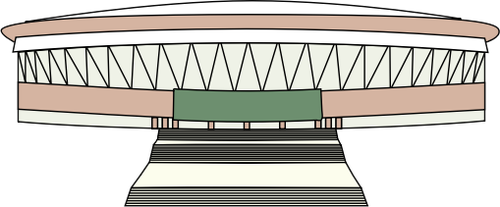 Philippine Arena vector drawing
