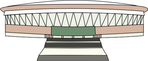 Philippine Arena vector drawing