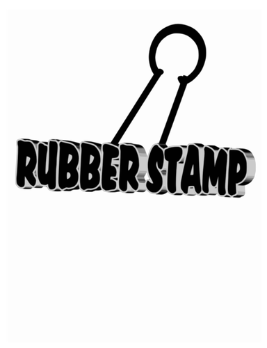 Clipart de rubber stamp vecteur