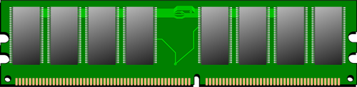 RAM bellek vektör çizim