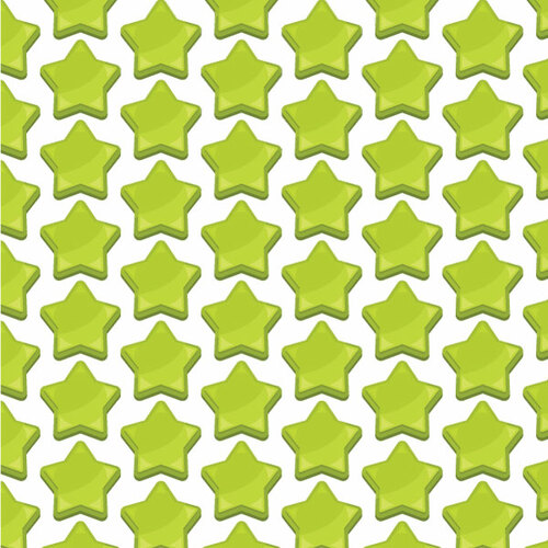 Green stars seamless pattern