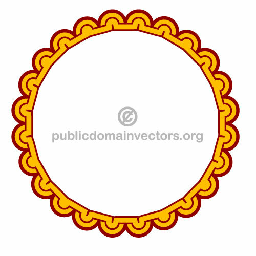 Blank sticker vector graphics