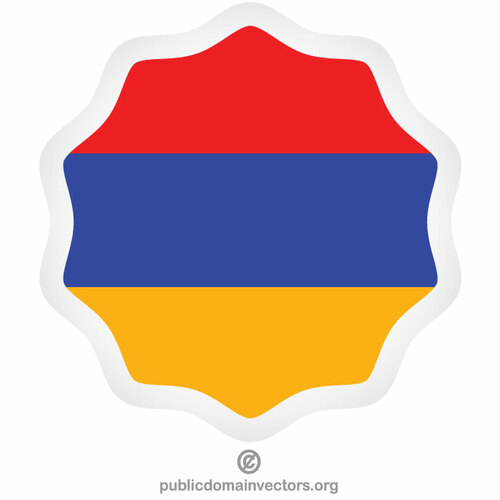 Armenische Flagge Symbol