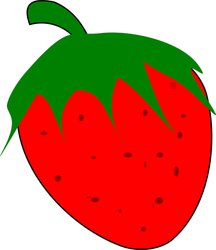Rød jordbær