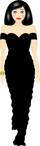 ClipArt vettoriali di donna elegante