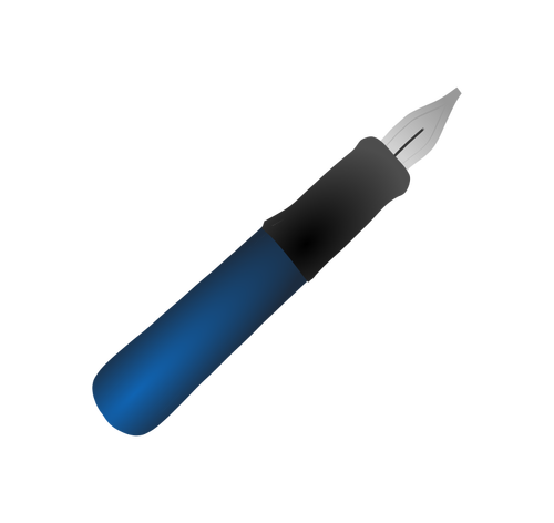 Blå stylo