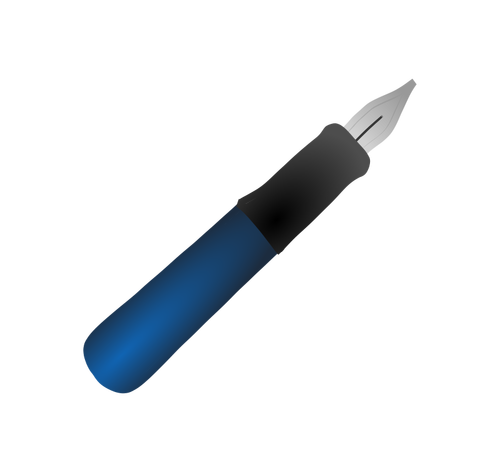 Blaue stylo