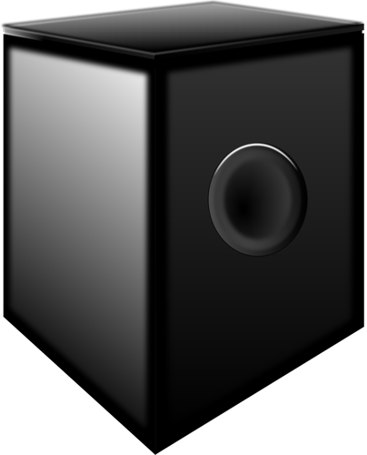Subwoofer vector drawing