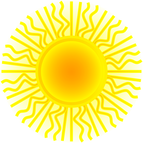 Sun vector illustraton