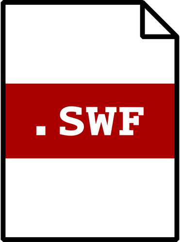 SWF のアイコン ベクトル画像