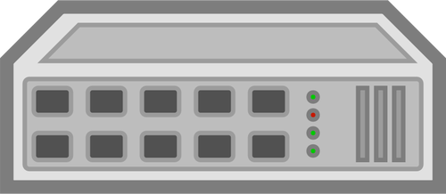 Immagine vettoriale di rete switch hub