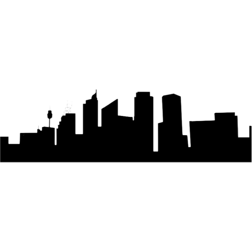Sydney horizonte silueta vector de la imagen