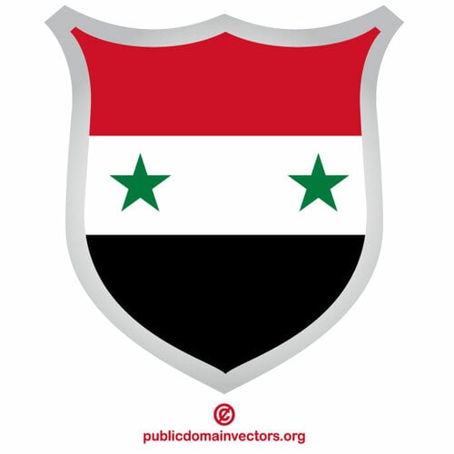 Crête syrienne de drapeau