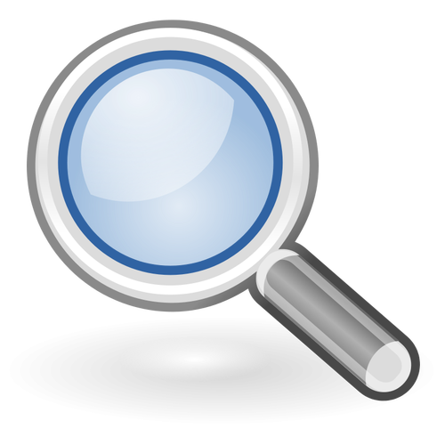 Tango system search icon vector drawing