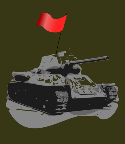 Tank T-34 1931 vector image