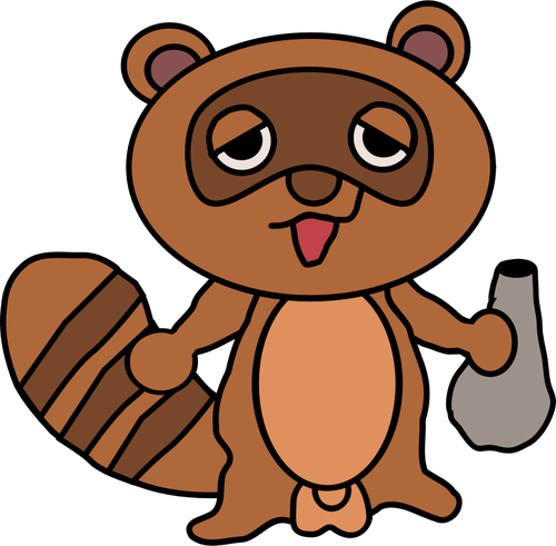 Tanuki vector graphics