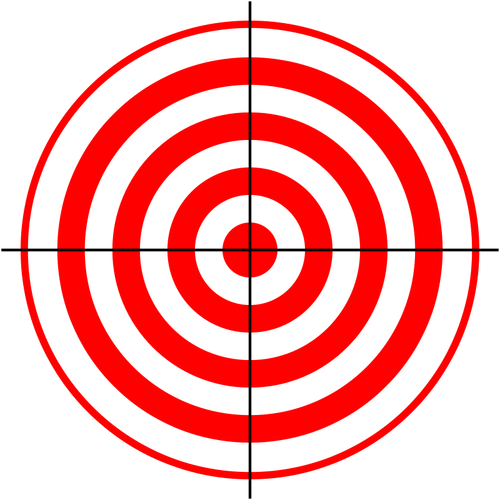 Vector image of target